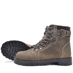 Rakerplus Griffon Hakiki Deri Kum Fermuarlı Kışlık Çocuk Bot