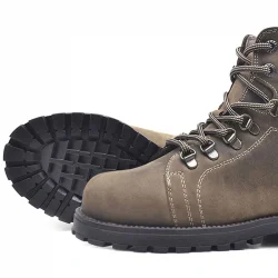 Rakerplus Griffon Hakiki Deri Kum Fermuarlı Kışlık Çocuk Bot