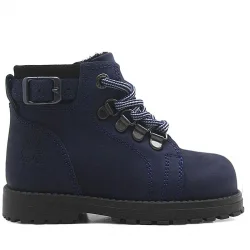 Rakerplus Griffon Hakiki Deri Lacivert Fermuarlı Bebek Botu