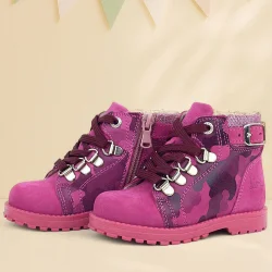 Rakerplus Griffon Hakiki Deri Pembe Kamuflaj Bebek Bot