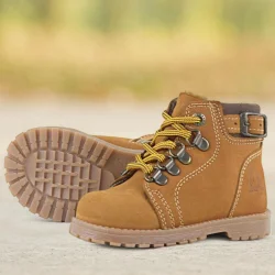 Rakerplus Griffon Hakiki Deri Sarı Kürklü Çocuk Bot