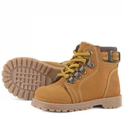 Rakerplus Griffon Hakiki Deri Sarı Kürklü Çocuk Bot