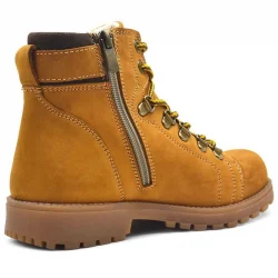 Rakerplus Griffon Hakiki Deri Sarı Kürklü Çocuk Bot