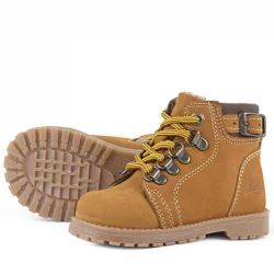 Rakerplus Griffon Hakiki Deri Sarı Kürklü Çocuk Bot