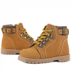 Rakerplus Griffon Hakiki Deri Sarı Kürklü Çocuk Bot