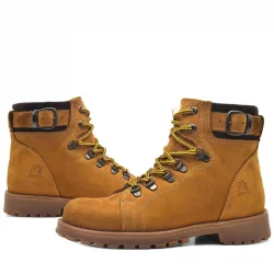 Rakerplus Griffon Hakiki Deri Sarı Kürklü Çocuk Bot