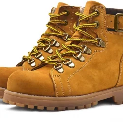 Rakerplus Griffon Hakiki Deri Sarı Kürklü Çocuk Bot