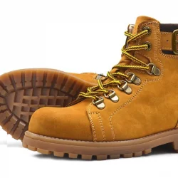 Rakerplus Griffon Hakiki Deri Sarı Kürklü Çocuk Bot