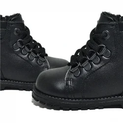 Rakerplus Griffon Hakiki Deri Siyah Fermuarlı Erkek Bebek Bot