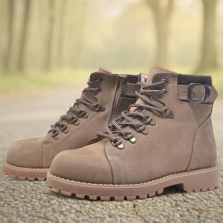 Rakerplus Griffon Hakiki Deri Vizon Fermuarlı Çocuk Bot