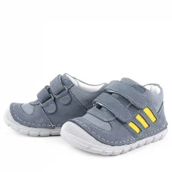 Rakerplus Grizzy Hakiki Deri Gri İlk Adım Unisex Bebek Ayakkabısı