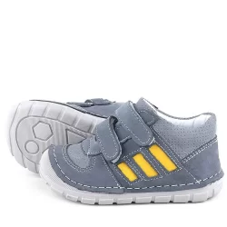 Rakerplus Grizzy Hakiki Deri Gri İlk Adım Unisex Bebek Ayakkabısı