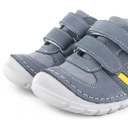 Rakerplus Grizzy Hakiki Deri Gri İlk Adım Unisex Bebek Ayakkabısı