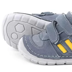 Rakerplus Grizzy Hakiki Deri Gri İlk Adım Unisex Bebek Ayakkabısı