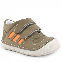 Rakerplus Grizzy Hakiki Deri Haki İlk Adım Unisex Bebek Ayakkabısı
