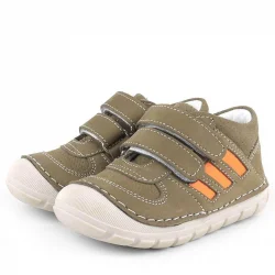 Rakerplus Grizzy Hakiki Deri Haki İlk Adım Unisex Bebek Ayakkabısı