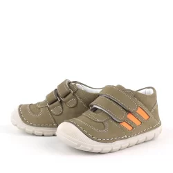 Rakerplus Grizzy Hakiki Deri Haki İlk Adım Unisex Bebek Ayakkabısı