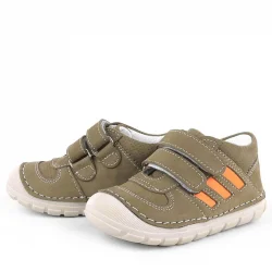 Rakerplus Grizzy Hakiki Deri Haki İlk Adım Unisex Bebek Ayakkabısı