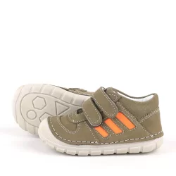 Rakerplus Grizzy Hakiki Deri Haki İlk Adım Unisex Bebek Ayakkabısı