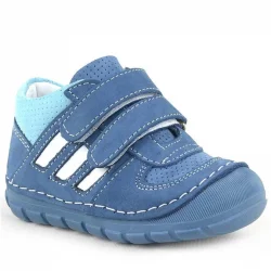 Rakerplus Grizzy Hakiki Deri Lacivert İlk Adım Erkek Bebek Ayakkabısı