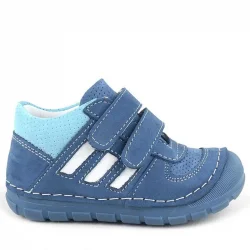 Rakerplus Grizzy Hakiki Deri Lacivert İlk Adım Erkek Bebek Ayakkabısı