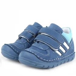 Rakerplus Grizzy Hakiki Deri Lacivert İlk Adım Erkek Bebek Ayakkabısı