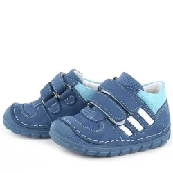 Rakerplus Grizzy Hakiki Deri Lacivert İlk Adım Erkek Bebek Ayakkabısı