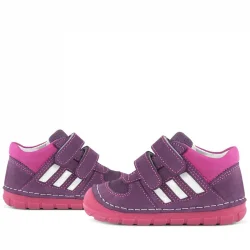 Rakerplus Grizzy Hakiki Deri Mor İlk Adım Kız Bebek Ayakkabısı