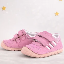 Rakerplus Grizzy Hakiki Deri Pembe İlk Adım Kız Bebek Ayakkabısı