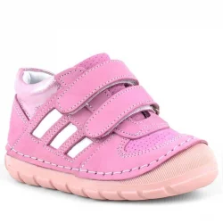 Rakerplus Grizzy Hakiki Deri Pembe İlk Adım Kız Bebek Ayakkabısı