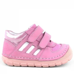 Rakerplus Grizzy Hakiki Deri Pembe İlk Adım Kız Bebek Ayakkabısı