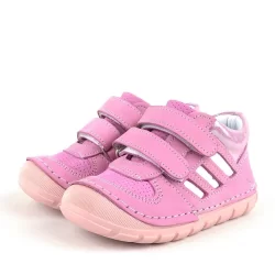 Rakerplus Grizzy Hakiki Deri Pembe İlk Adım Kız Bebek Ayakkabısı