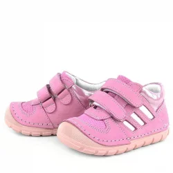 Rakerplus Grizzy Hakiki Deri Pembe İlk Adım Kız Bebek Ayakkabısı