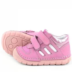 Rakerplus Grizzy Hakiki Deri Pembe İlk Adım Kız Bebek Ayakkabısı