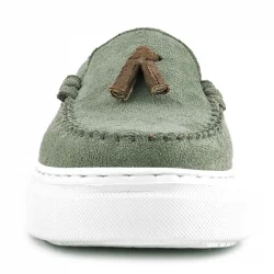 Rakerplus Haki Yeşil Hafif Tabanlı Erkek Çocuk Makosen Ayakkabı