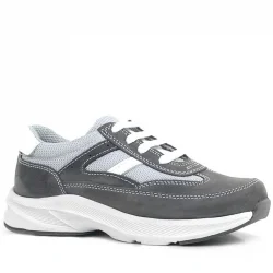 Rakerplus Hakiki Deri Anatomik Gri Bağcıklı Hafif Çocuk Spor Ayakkabı