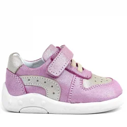 Rakerplus Hakiki Deri Anatomik Pembe Simli Bebek Spor Ayakkabı