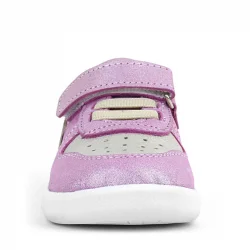 Rakerplus Hakiki Deri Anatomik Pembe Simli Bebek Spor Ayakkabı