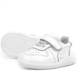 Rakerplus Hakiki Deri Beyaz Anatomik Bebek Spor Ayakkabı