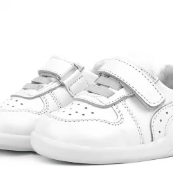 Rakerplus Hakiki Deri Beyaz Anatomik Bebek Spor Ayakkabı
