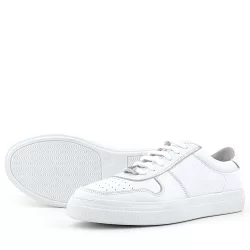 Rakerplus Hakiki Deri Beyaz Kız Çocuk Günlük Sneaker Ayakkabı