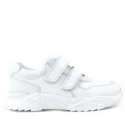 Rakerplus Hakiki Deri Beyaz Yüksek Tabanlı Kız Çocuk Sneakers Ayakkabı