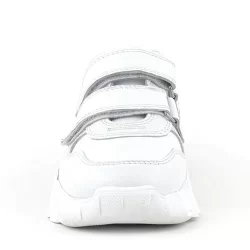 Rakerplus Hakiki Deri Beyaz Yüksek Tabanlı Kız Çocuk Sneakers Ayakkabı