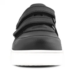 Rakerplus Hakiki Deri Cırt Cırtlı Siyah Erkek Çocuk Spor Ayakkabı