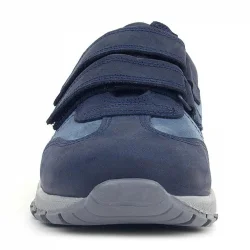 Rakerplus Hakiki Deri Cırtlı Lacivert Mavi Çocuk Spor Okul Ayakkabı