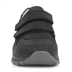 Rakerplus Hakiki Deri Cırtlı Siyah Çocuk Spor Okul Ayakkabı