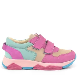 Rakerplus Hakiki Deri Fuşya Pembe Çocuk Sneakers Spor Ayakkabı