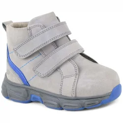 Rakerplus Hakiki Deri Gri Cırtlı Spor Erkek Bebek Bot