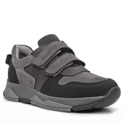 Rakerplus Hakiki Deri Gri Çocuk Sneakers Spor Ayakkabı