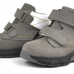 Rakerplus Hakiki Deri Gri Nubuk Bebek Spor Bot Ayakkabı